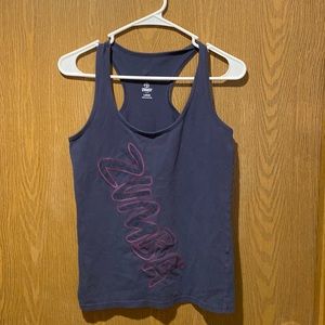 Vintage Zumba Racerback tank top size Large